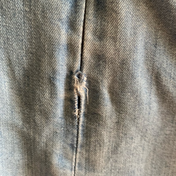 Zara Chambray Dress with Bell Sleeves - Picture 4 of 4